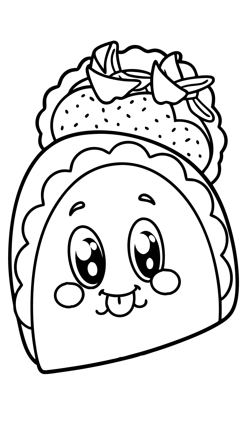 coloring pages tacos